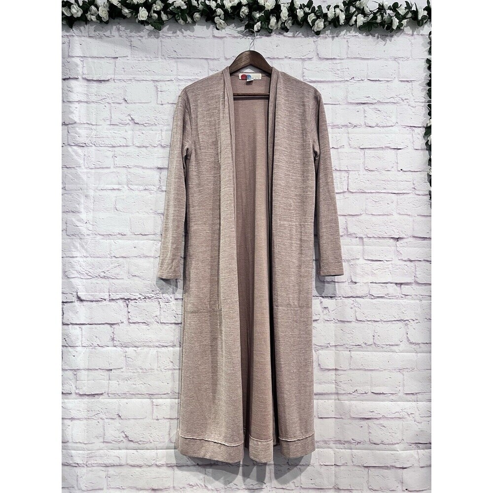 Free People Beach Open Front‎ Long Knit Cardigan Sweater Size XS TP Soft